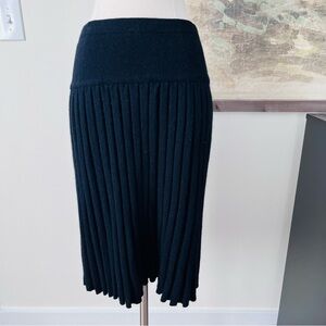 Liz Claiborne Wool Skirt in Black Size Small